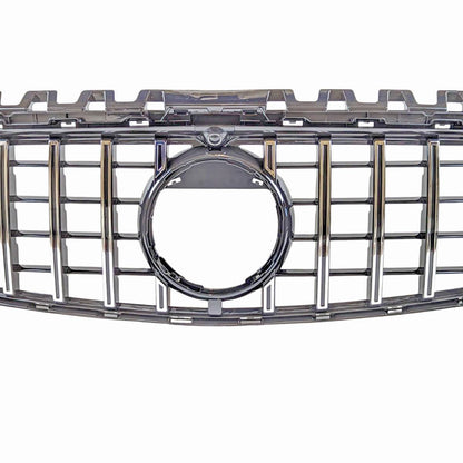 For Mercedes B-Class W247 B200 Compatible Front Bumper Chrome Grille 2018-2023 Panamericana