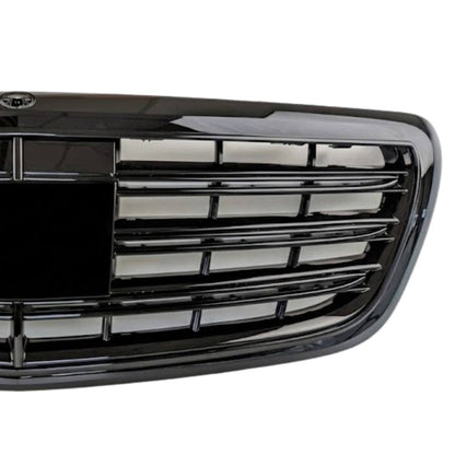 119B Frontstoßstange, glänzend schwarzer Kühlergrill für 2014 bis 2018 W222 S-Klasse S350 S65L S560 AMG Night View