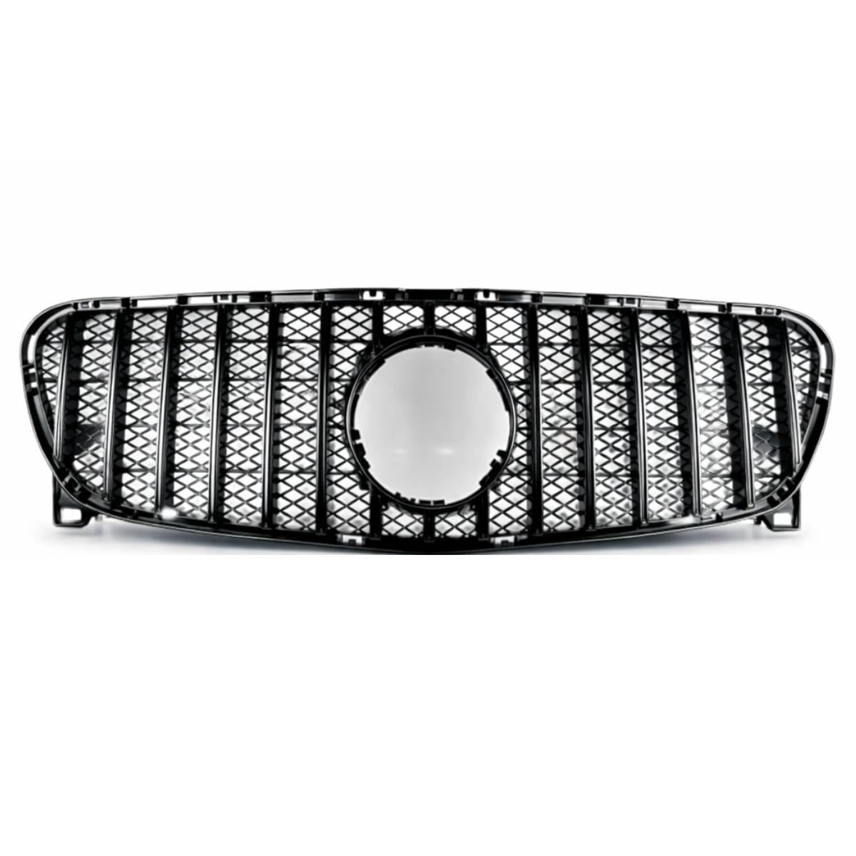 Schwarzer Frontstoßstangengrill für Mercedes GLA-Klasse W156 AMG Panamericana GT 2013–2017 