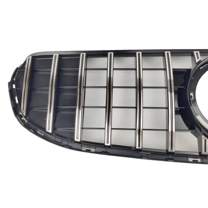 Front Bumper Panamericana Chrome Grille – Fits Mercedes-Benz GLC-Class X253 (GLC 200d, GLC 300 | 2019–2023 Facelift)
