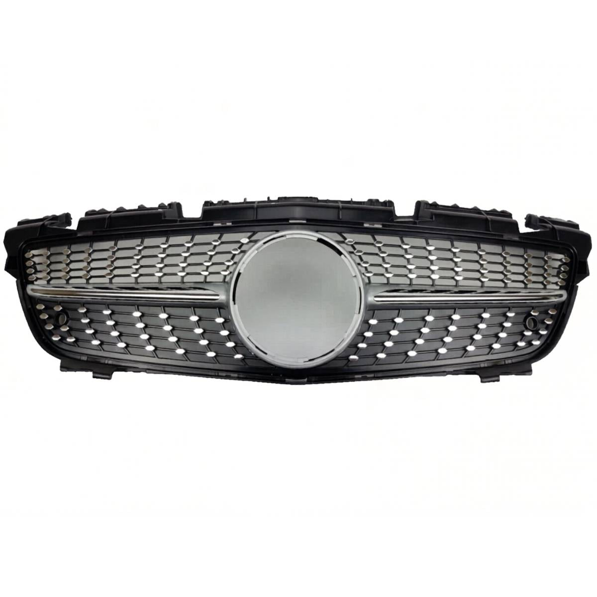 For Mercedes SLK R172 Diamond Chrome Grille (2011–2016 SLK55/SLK200 Pre-Facelift)