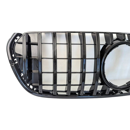 For Mercedes-Benz X-Class X470 Front Bumper GT Style Gloss Black Grille (2019–2022, 220d)