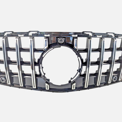 For Mercedes-Benz C-Class W206 (2020–2023) Panamericana GT Front Radiator Chrome Grille – C220 Compatible