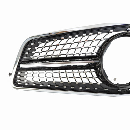 Mercedes-Benz E-Class S212 (2009–2013) Front Bumper Diamond Grille – E63 AMG Style – Fits E200 to E400