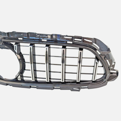 For Mercedes Benz E‑Class W213 C238 (2020–2023) Front Bumper Panamericana GT Grille – Fits E200 / E300 Facelift