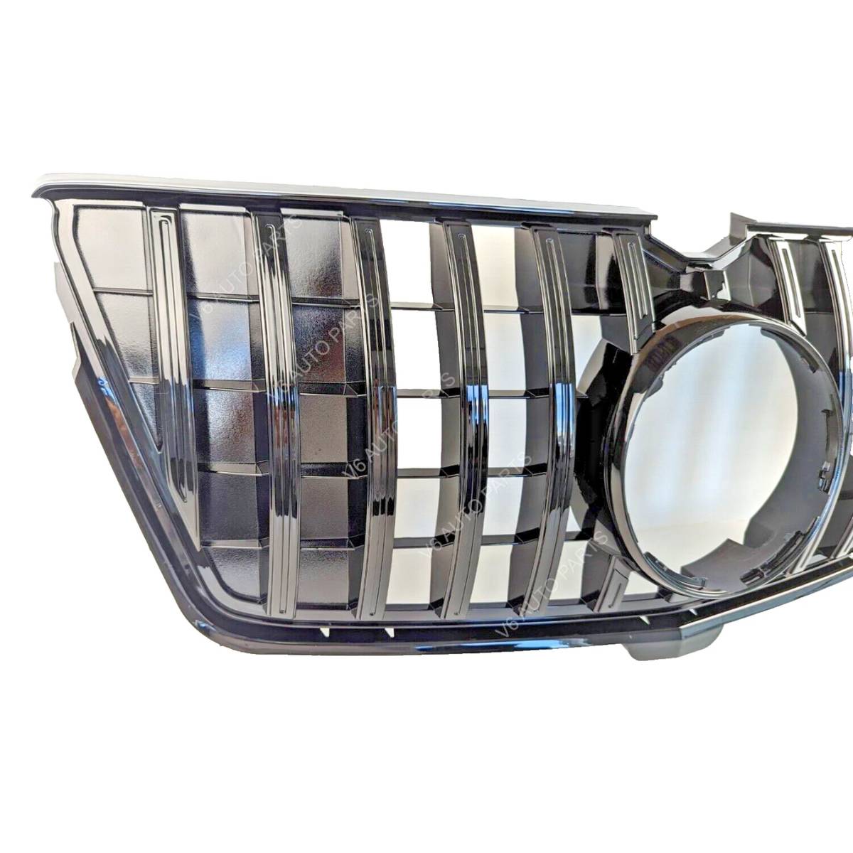 For Mercedes-Benz GL-Class X164 Front Bumper GT Panamericana Grille – Gloss Black (2009–2013)