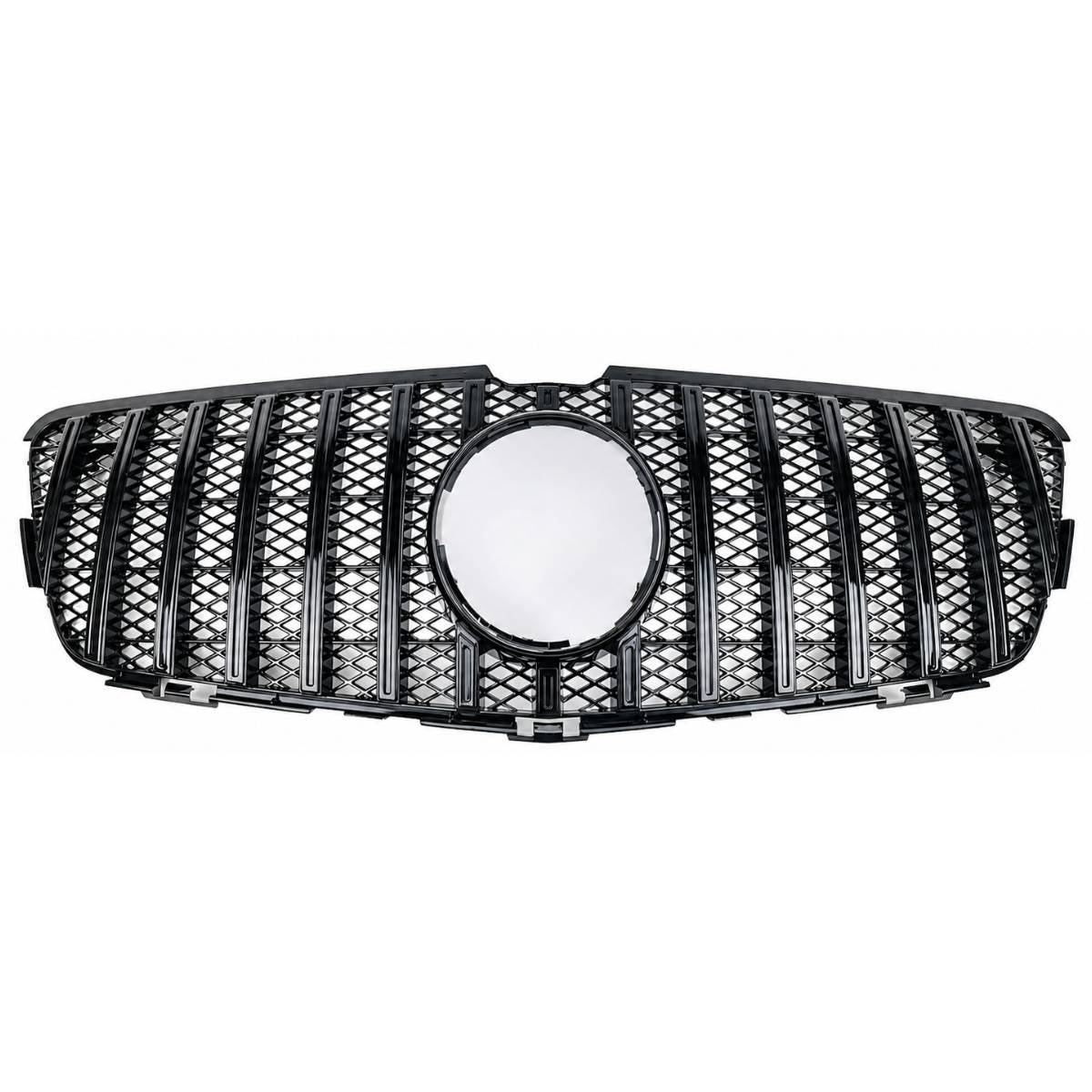 For Mercedes R-Class W251 GT Grille – Gloss Black Front Radiator (2011–2017, AMG R63 / R280CDI)