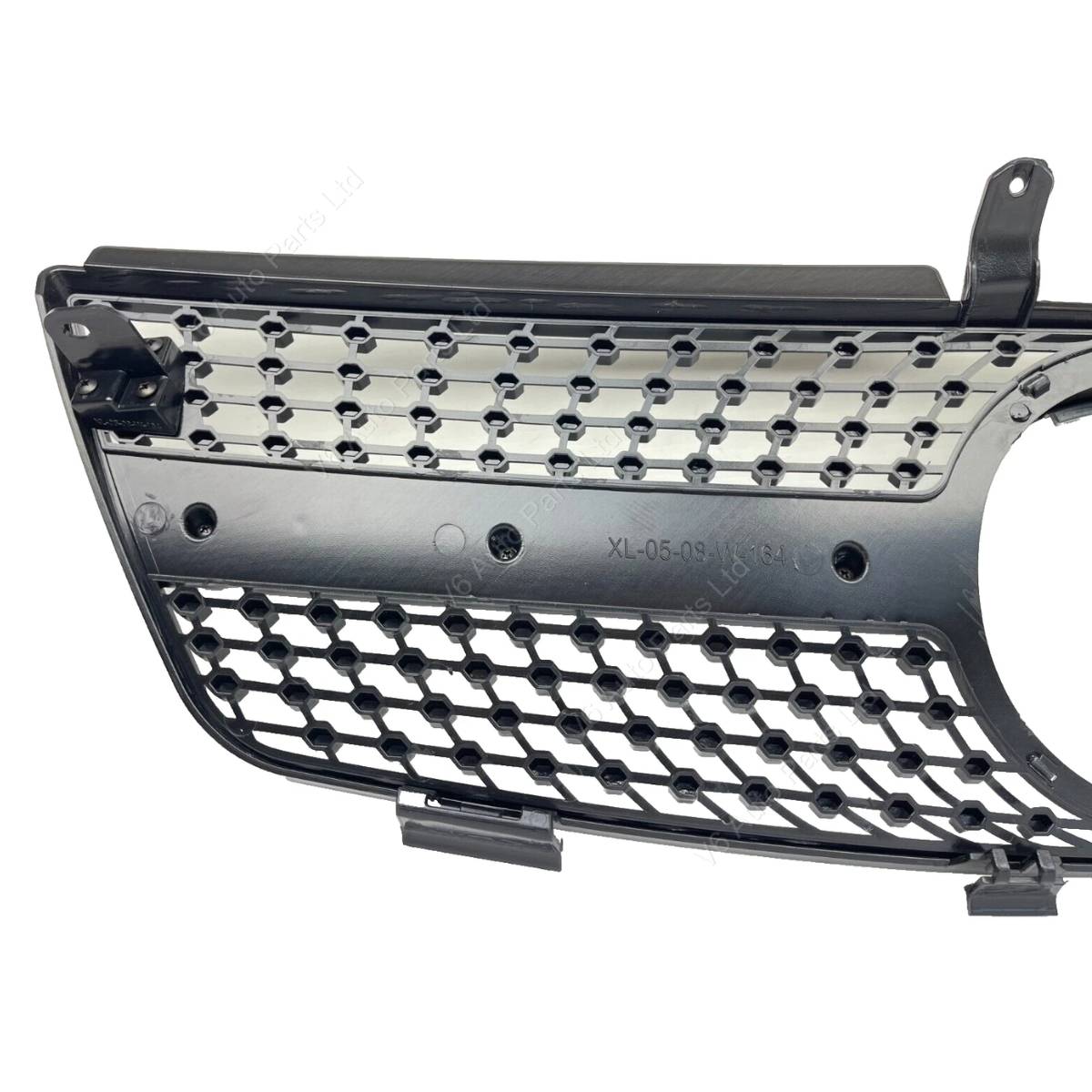 For Mercedes M‑Class W164 Front Radiator Diamond Chrome Grille 2005–2008 ML320 ML350 ML500 ML550 ML63 AMG