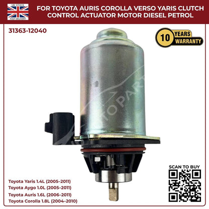 Clutch Actuator Motor for Toyota Auris Corolla Verso Yaris Vitz Aygo | OEM Ref 3136312040