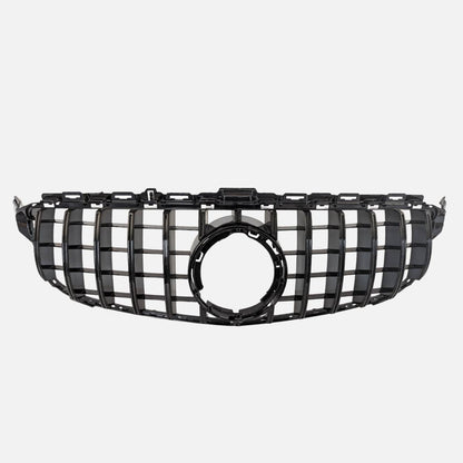 Front Bumper Panamericana Gloss Black Grille – Mercedes C‑Class S205 (2018–2020 C43 AMG)