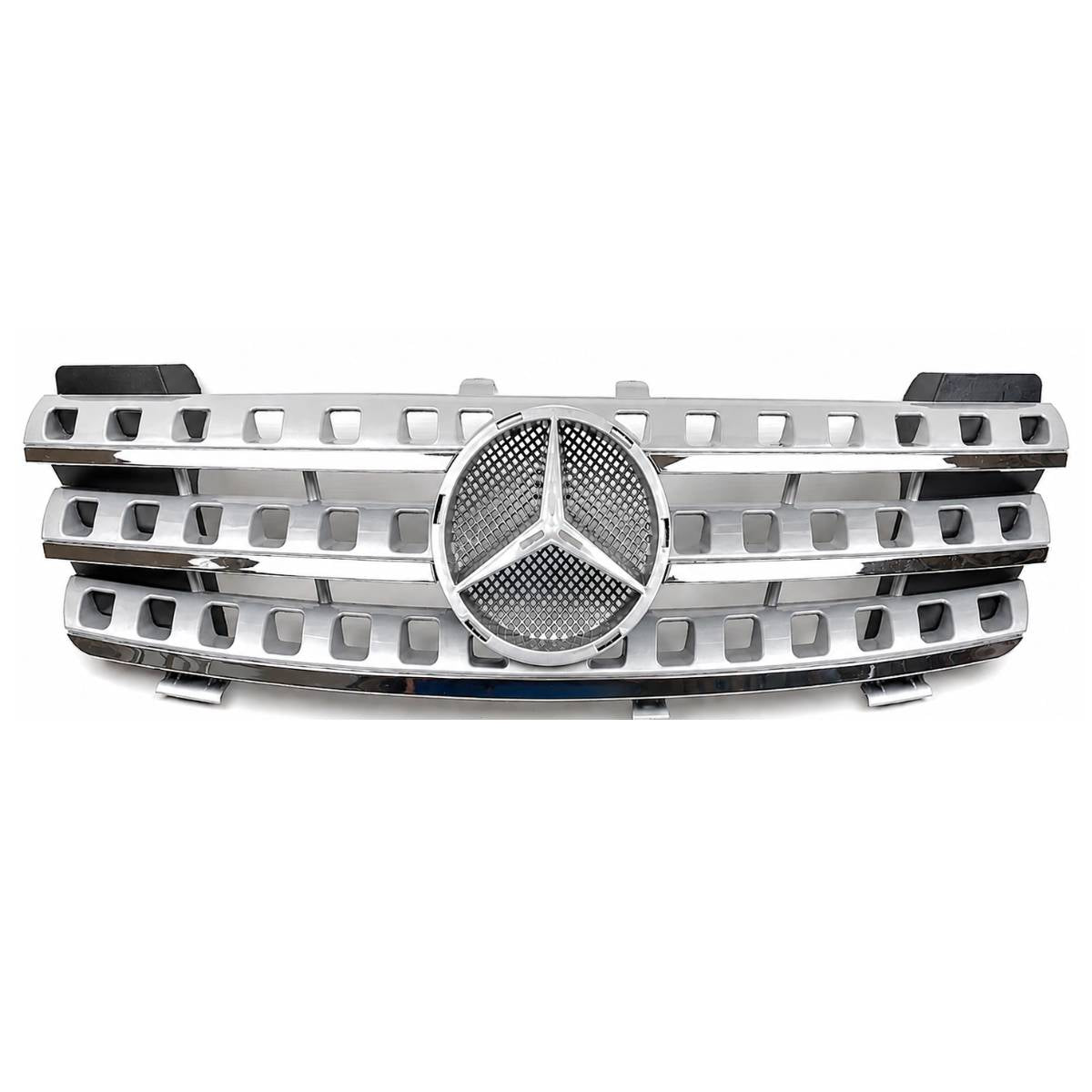 Front Bumper Chrome Grille – Mercedes M-Class W164 (2005–2008) ML500 ML550