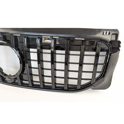 For Mercedes‑Benz GLB‑Class X247 (2019–2023) GT Panamericana Front Radiator Grille – Gloss Black Upgrade for GLB220