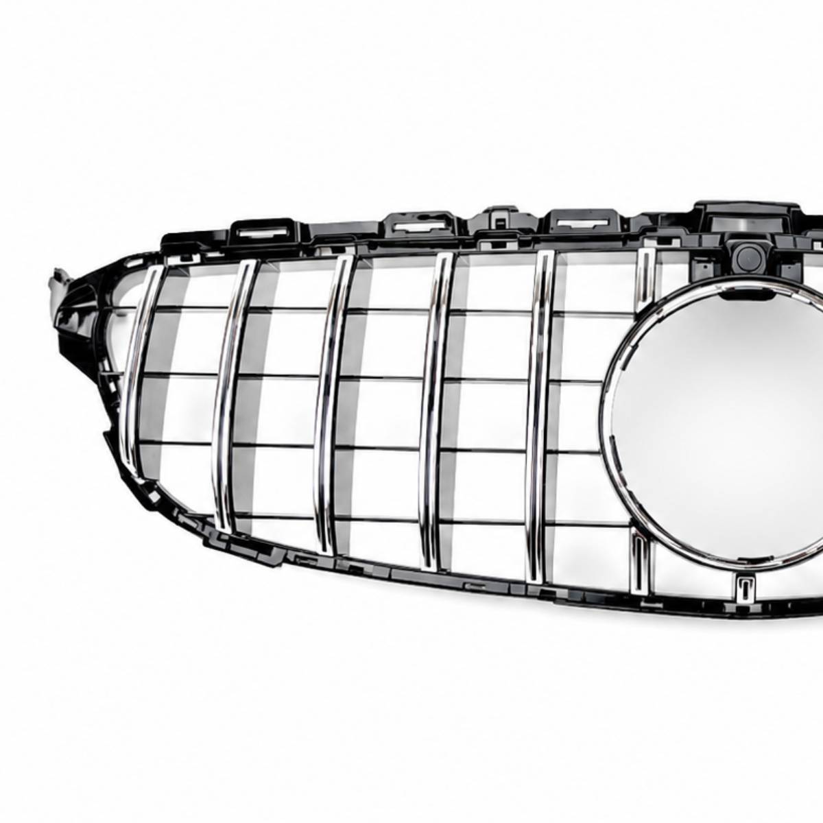 Mercedes‑Benz C‑Class C205 Coupe GT‑R Panamericana Front Radiator Grille (2015‑2018, With Camera Hole)