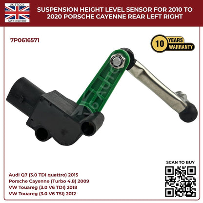Suspension Height Level Sensor – Rear Left/Right | Porsche Cayenne (2010–2020)