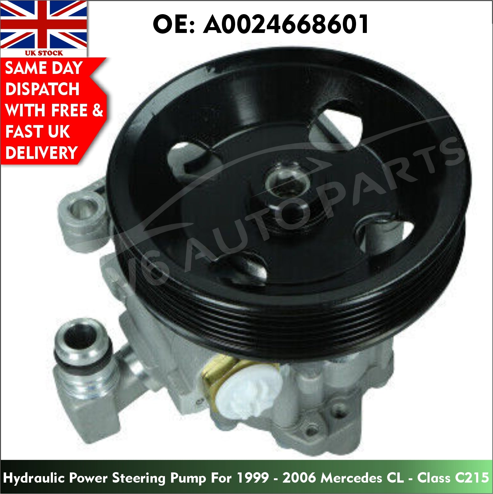 Power Steering Hydraulic Pump For Mercedes 2004 - 2010 CLS- Class C219 500 300