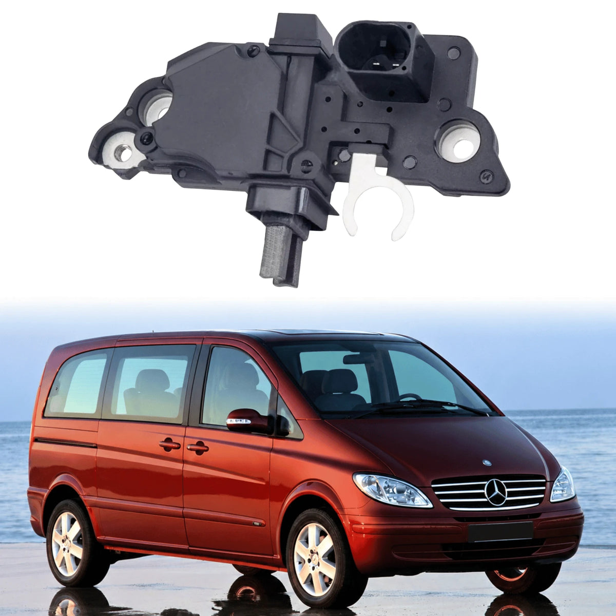 image of Mercedes-Benz Viano Vito W639 OM646 Diesel Alternator Regulator A0031549506