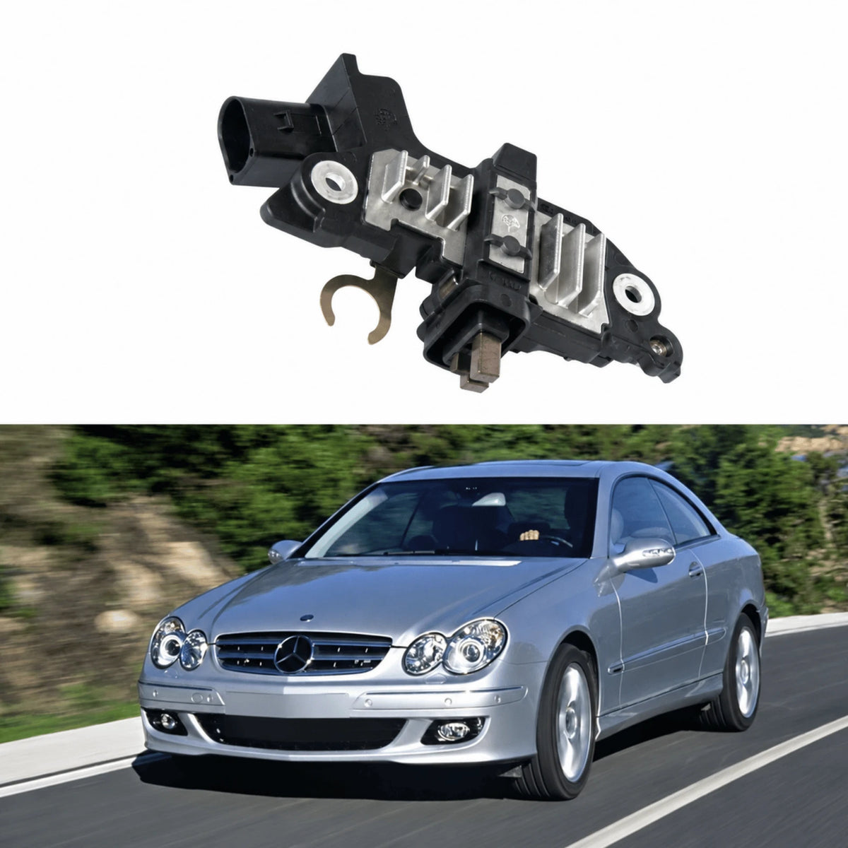 image of Mercedes C-Class Diesel Alternator Voltage Control Regulator A0041540006