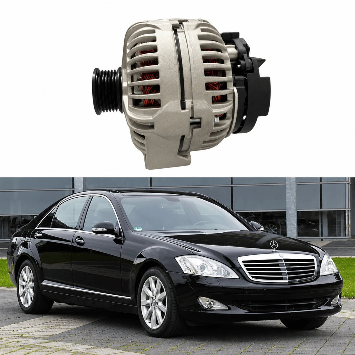 image of Mercedes S-Class W220 Alternator Charging System A0121541302