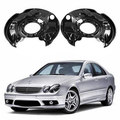 Image of Mercedes CLK A209 Rear Backing Plates A2034230320 Pair