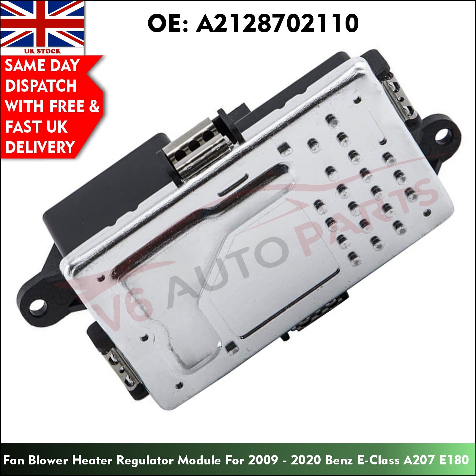 A2128702110- Fan Blower Heater Resistor Regulator For 2009 - 2020 BENZ E-Class A207 E180