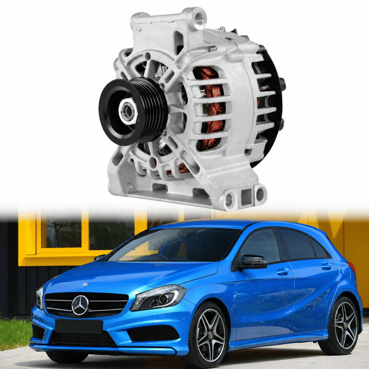 image of Mercedes A-Class W169 90A Alternator Charging System A266-154-08-02