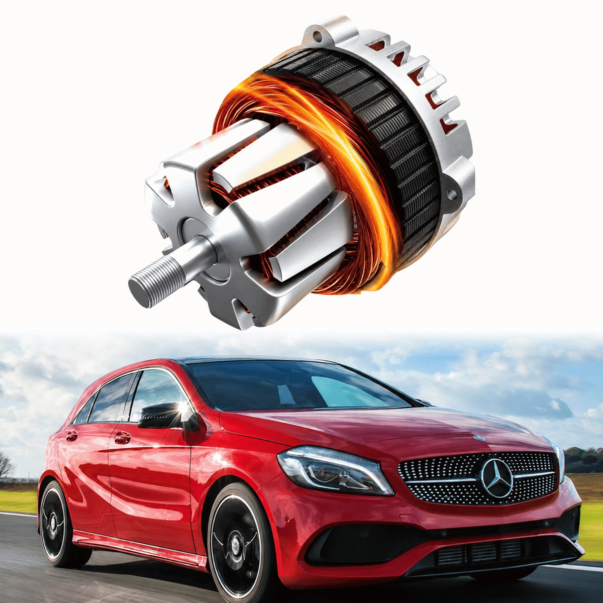 image of Mercedes-Benz B170 W245 Petrol Alternator 12V A266-154-08-02