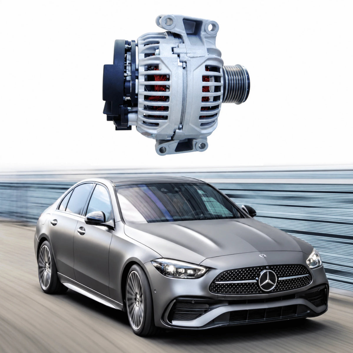 image of Mercedes-Benz E200 Alternator Replacement A2711540802