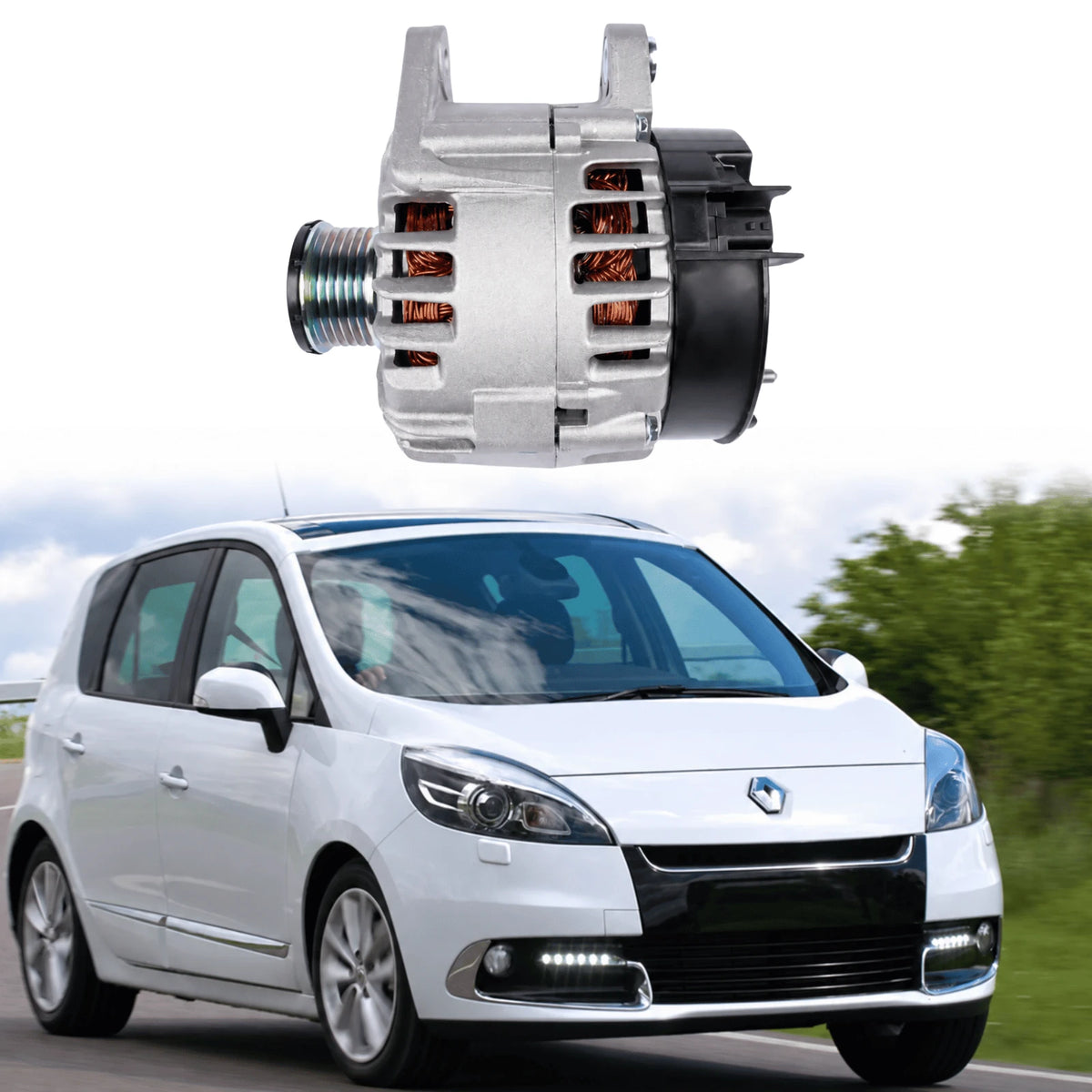 image of Renault Scenic III 1.5 dCi Alternator OEM Replacement A4159064900