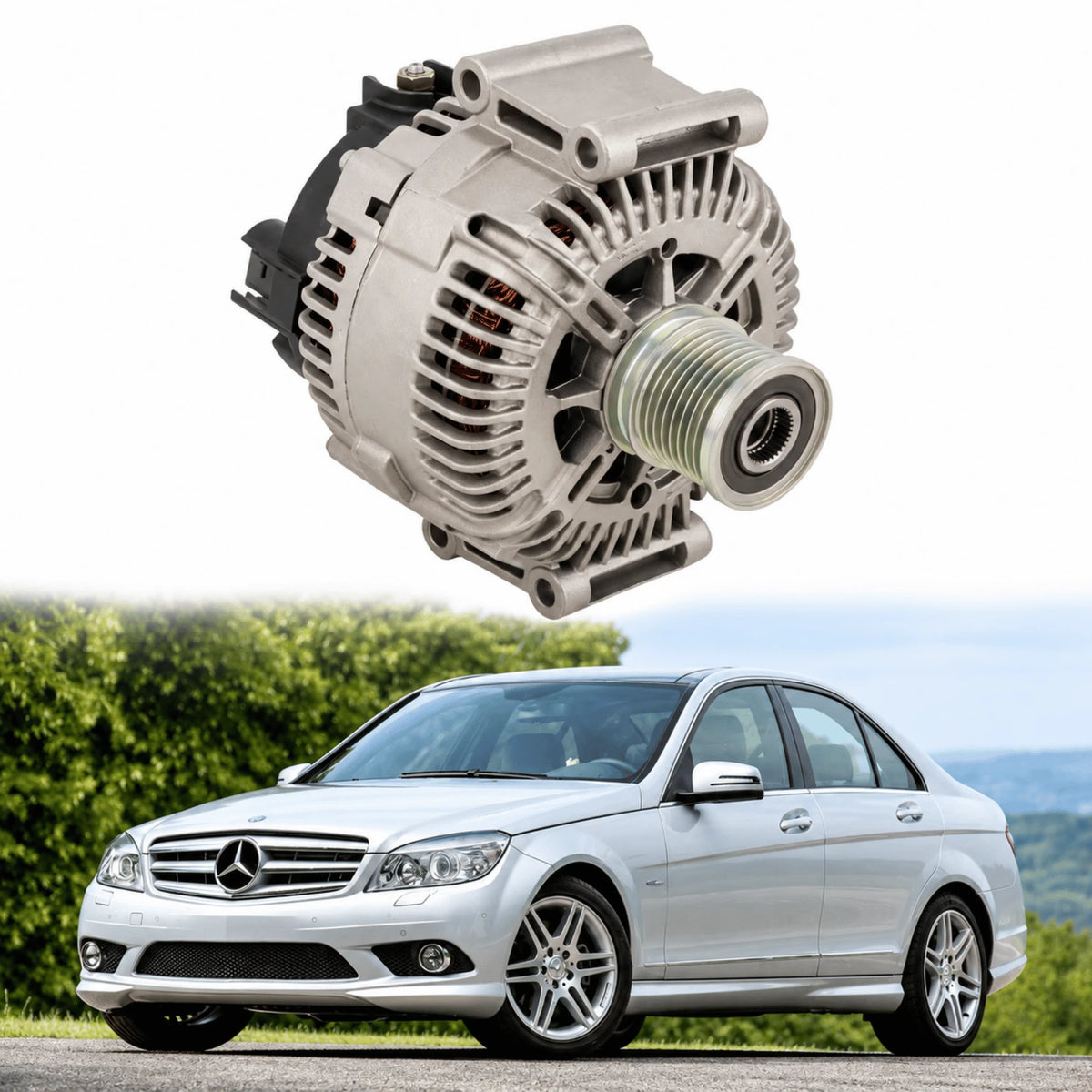 image of Freightliner 180AMP Alternator Charging System A6421540402