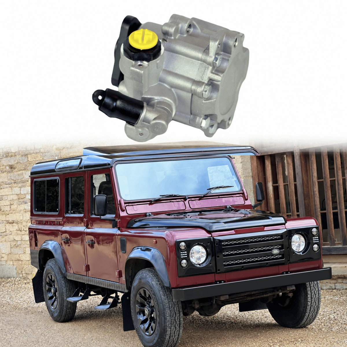 Image of power steering pump for Land Rover Discovery 300Tdi 1994–1998