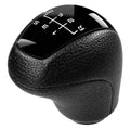 Black Leather 6‑Speed Gear Shift Knob – Fits Mercedes Sprinter MK2 W906 (2006‑2013, 3.5T / 4.5T)