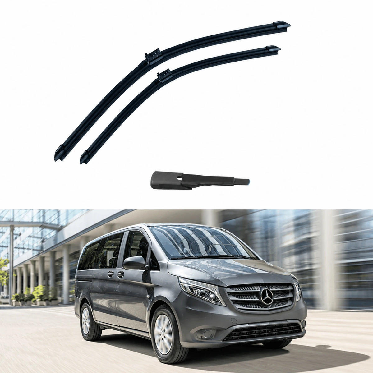 image of Mercedes Benz Vito W447 Front Windshield Wiper Blades Replacement CP2818N