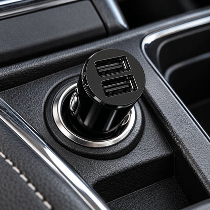 Image of Dual USB Car Charger for Vehicle Power Socket