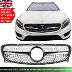 For Mercedes GLA-Class X156 AMG 250 Front Bumper Diamond Grille 2013-17 Pre-Facelift