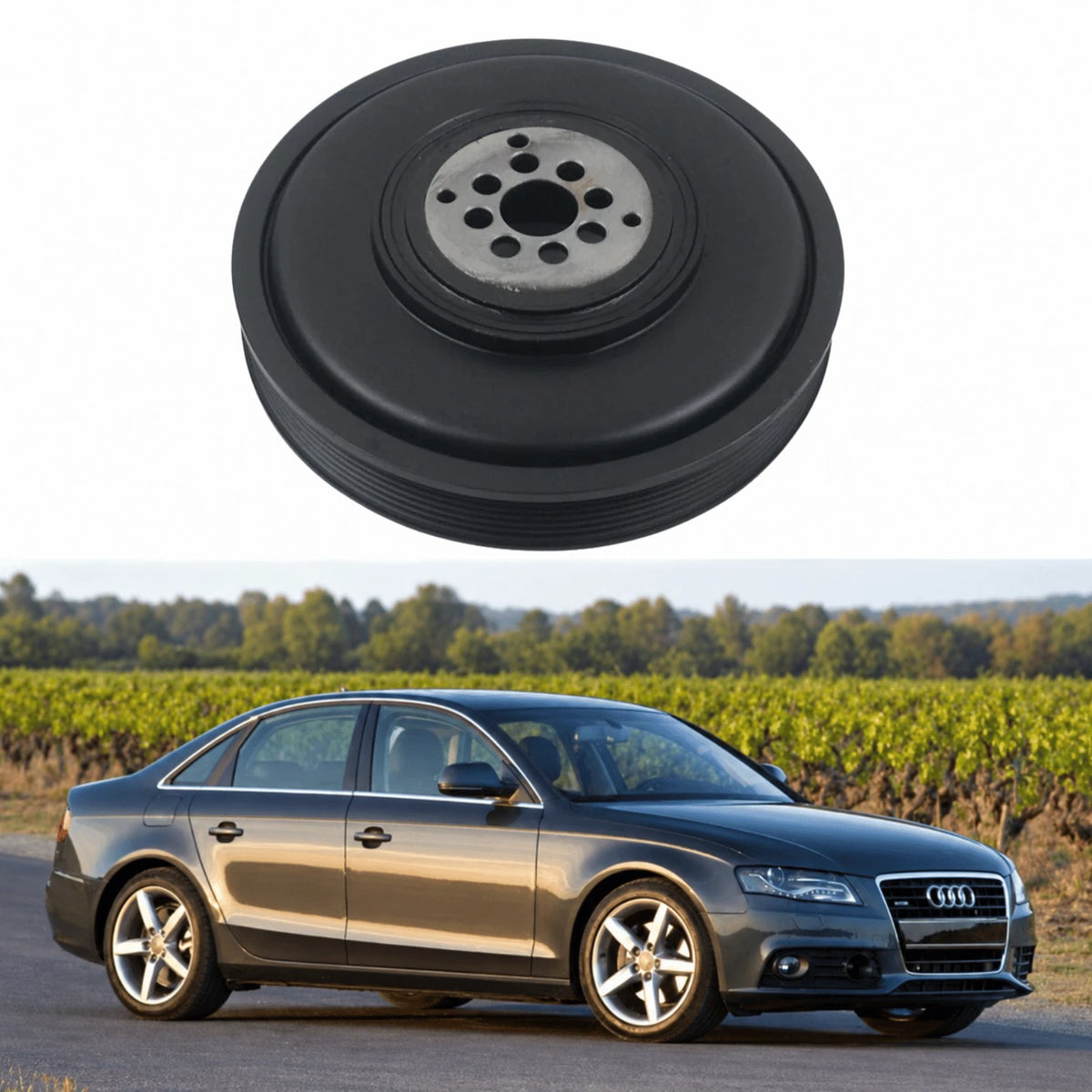 image of Audi VW 3.0 TDI harmonic balancer 059105251BN