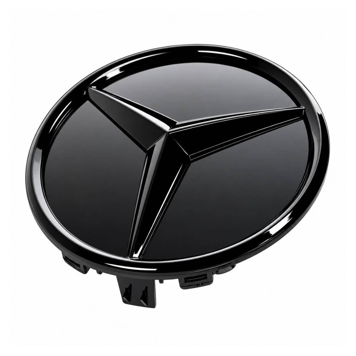 Mercedes-Benz Front Grille Emblem Badge – Gloss Black (A-Class W177, C-Class W206, A238)