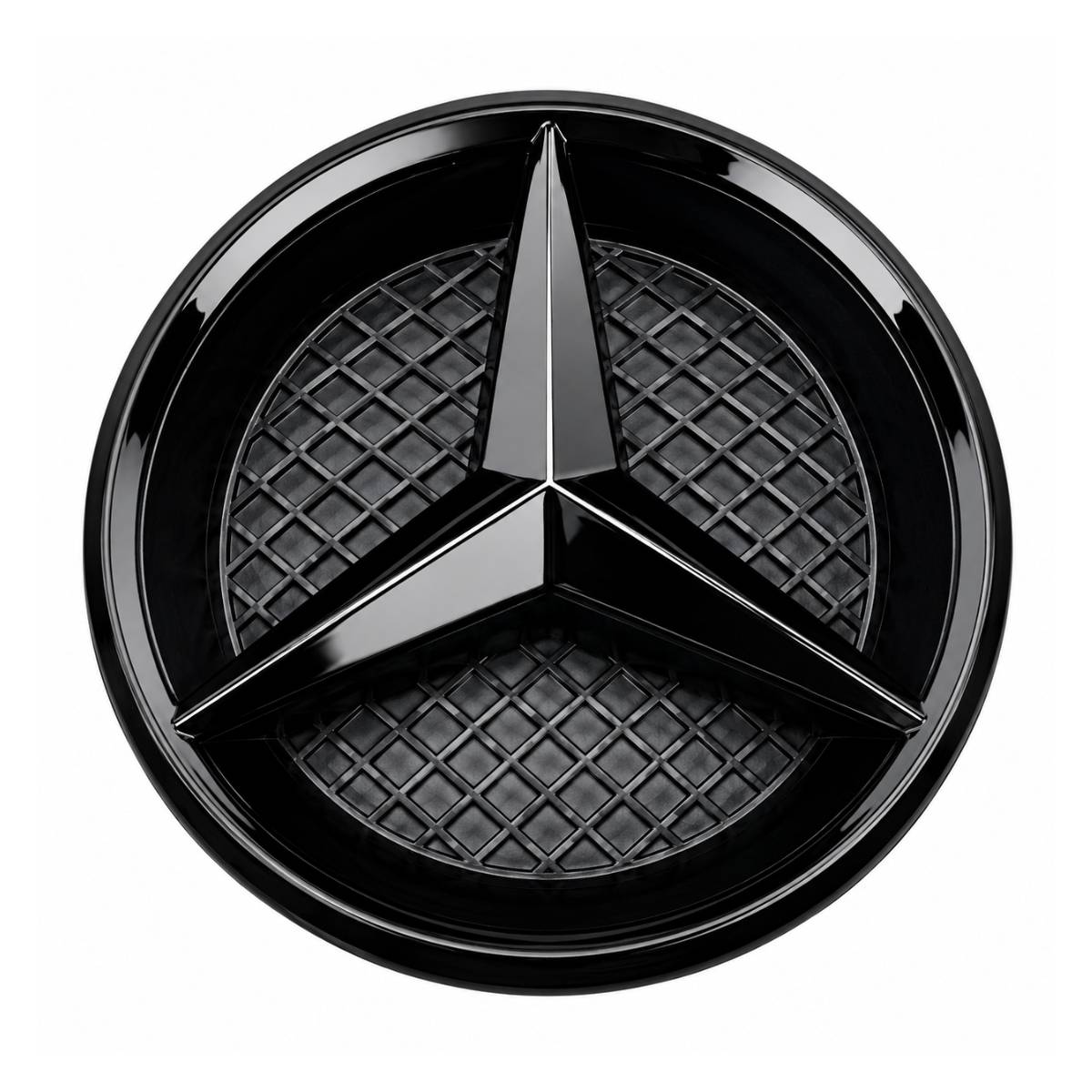 Front Grille Black Emblem Star Badge For Mercedes GLC X253 GLC220 & Sprinter Van 20cm