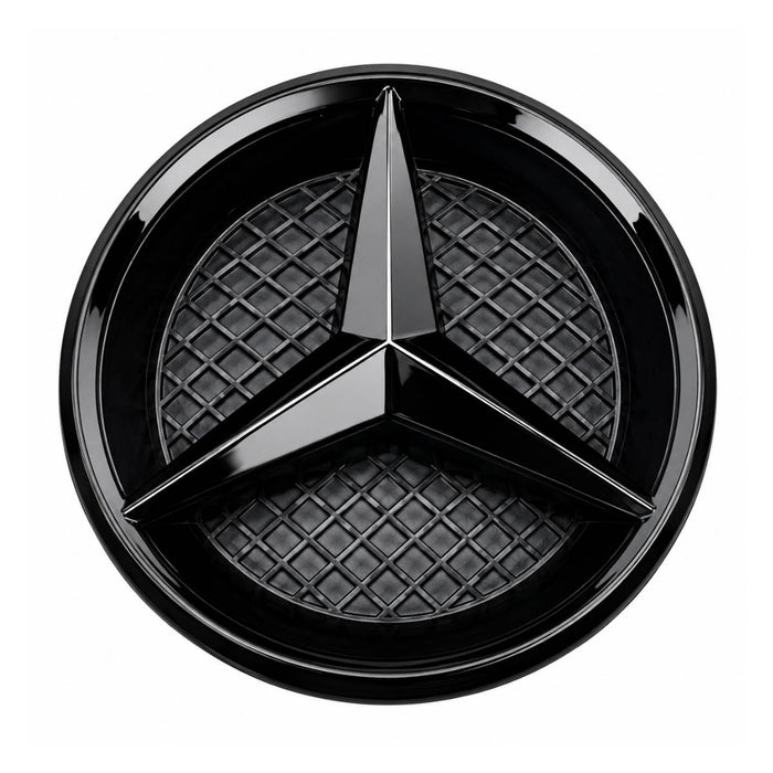 Front Grille Black Emblem Star Badge For Mercedes GLC X253 GLC220 & Sprinter Van 20cm