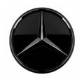 Mercedes C-Class W205 C43 AMG Front Grille Emblem Badge – Gloss Black (2018–2020)