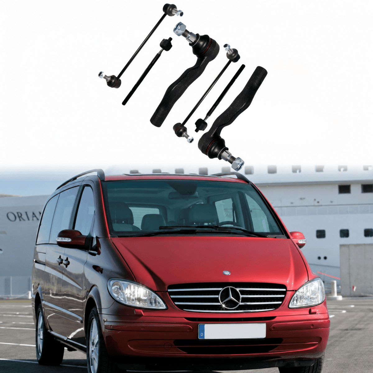Image of outer track rod ends for Mercedes Vito