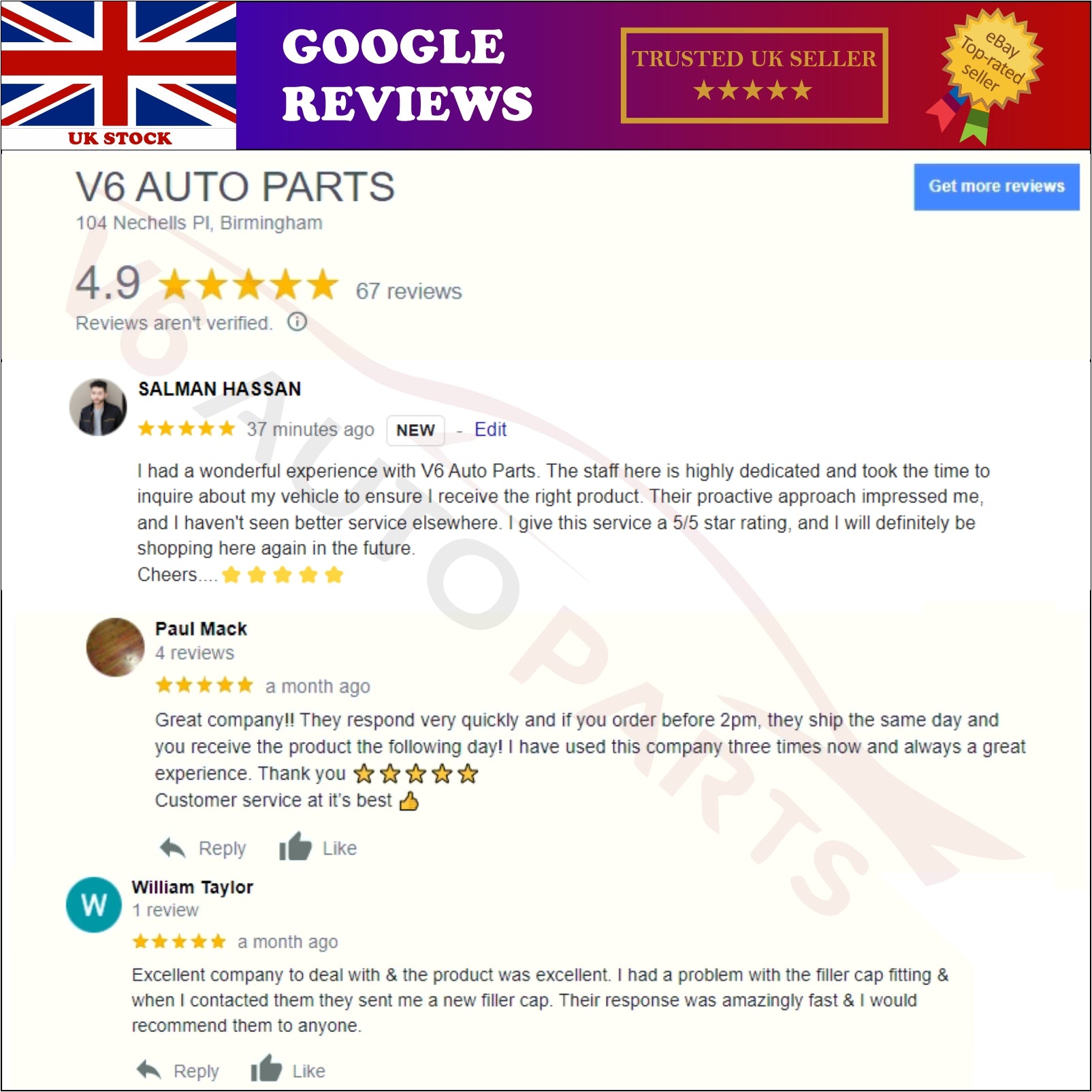 Google reviews on  Black grille for Mercedes S Class W212 Facelift Bumper.