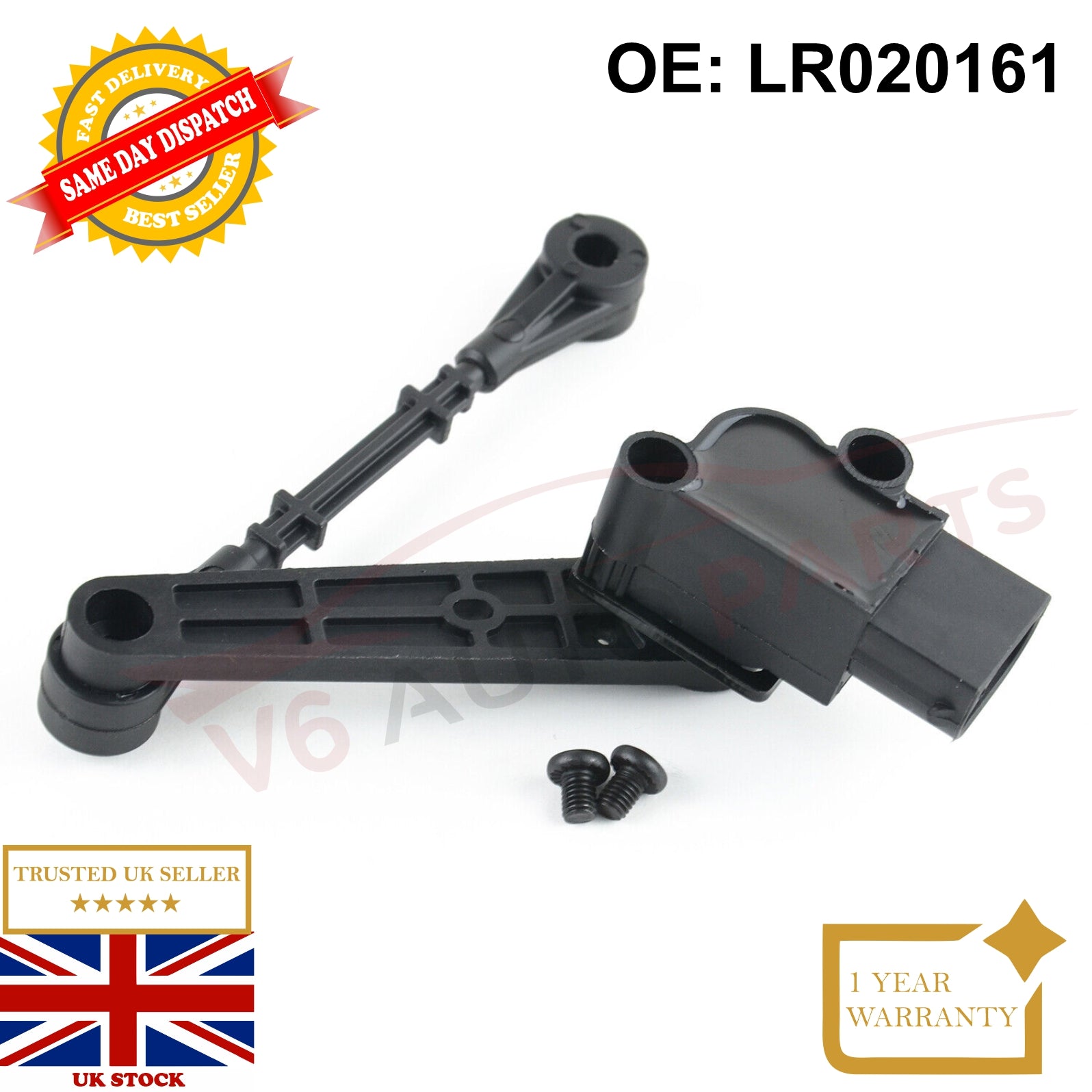 LR020161 Car Headlight Height Level Sensor Rear Rt For 2005 - 2013 Range Rover Sport L320