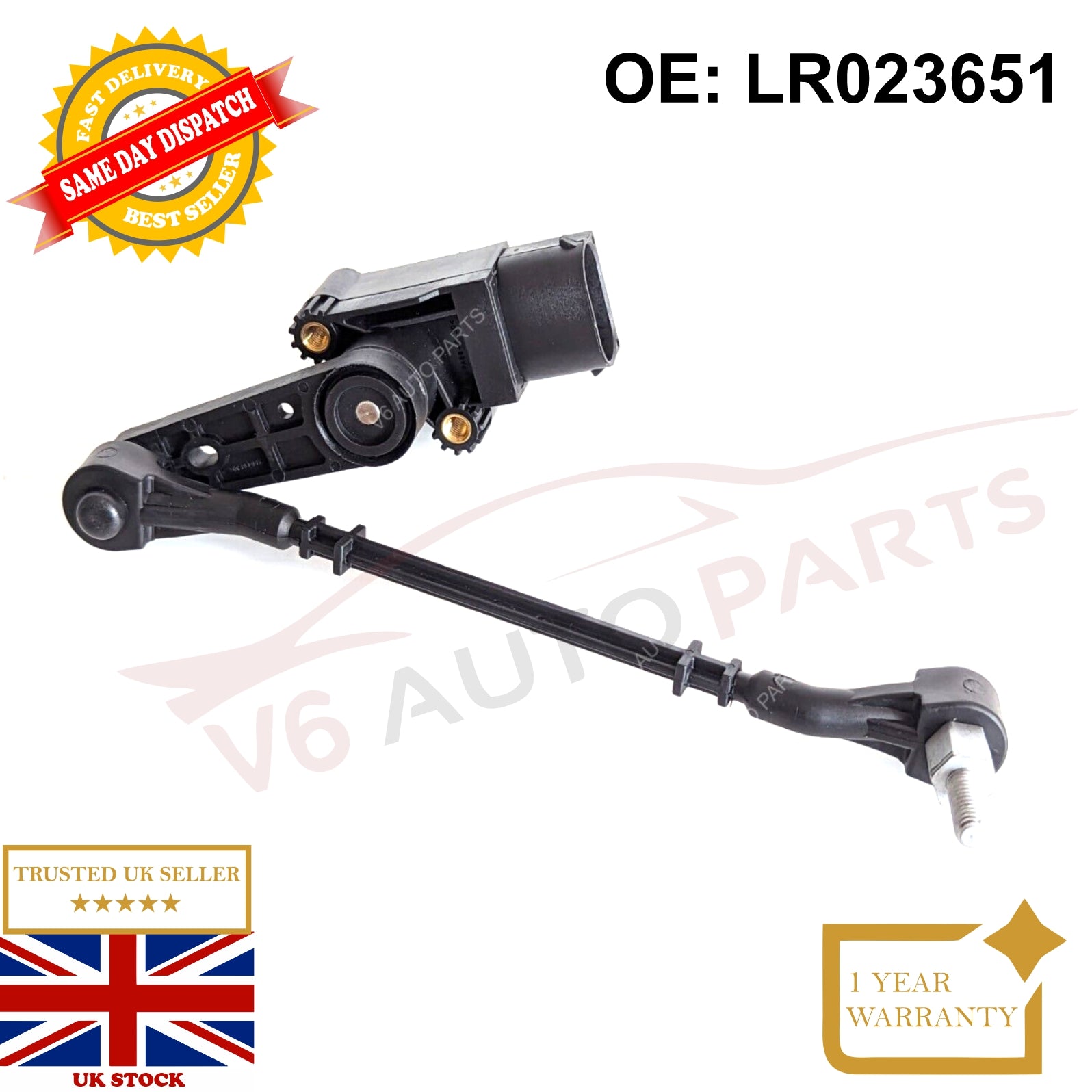 LR023651 Front Rt Lt Headlight Level Sensor For 2010 - 12 Range Rover Vogue L322