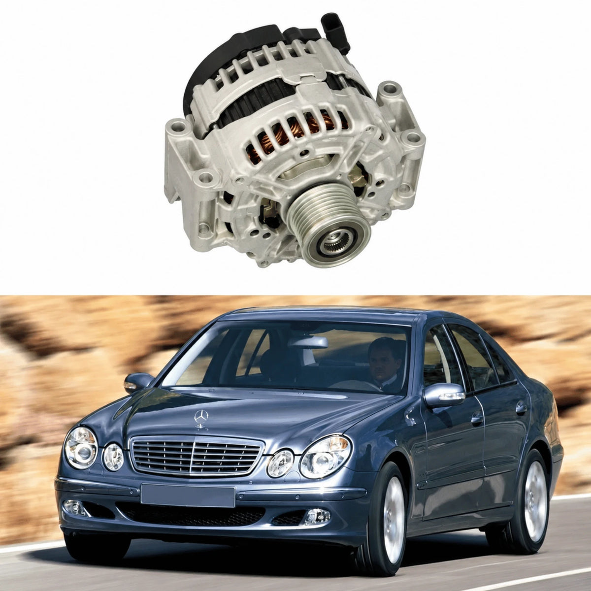 image of Mercedes E-Class W211 180A Alternator Charging System LRA03142