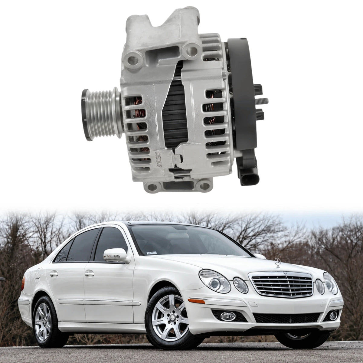 image of Mercedes-Benz W211 14V 180AMP Alternator Replacement LRA03142