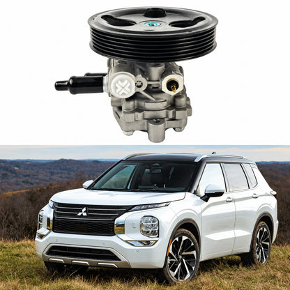 Image of replacement power steering pump OEM MN100472 for Mitsubishi Outlander