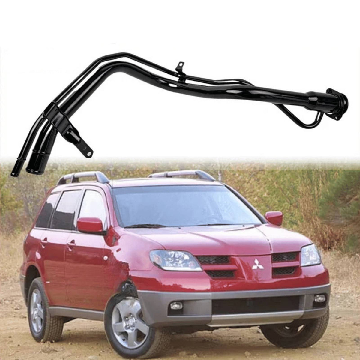 Image of MN120053 fuel tank filler neck for Mitsubishi Outlander 2001–2007