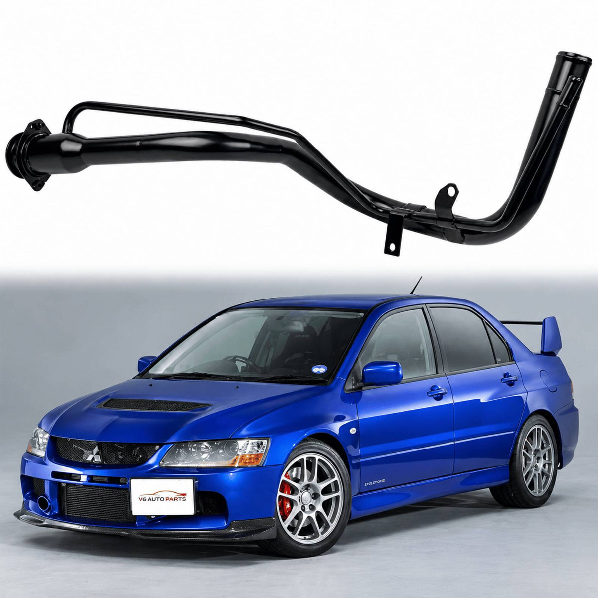 Image of MR573029 fuel tank filler neck for Lancer Evolution 2000–2007 models