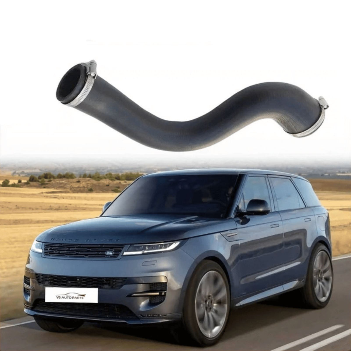 Image of Range Rover Sport L320 3.6 TDV8 intercooler pipe, part number PNH500510