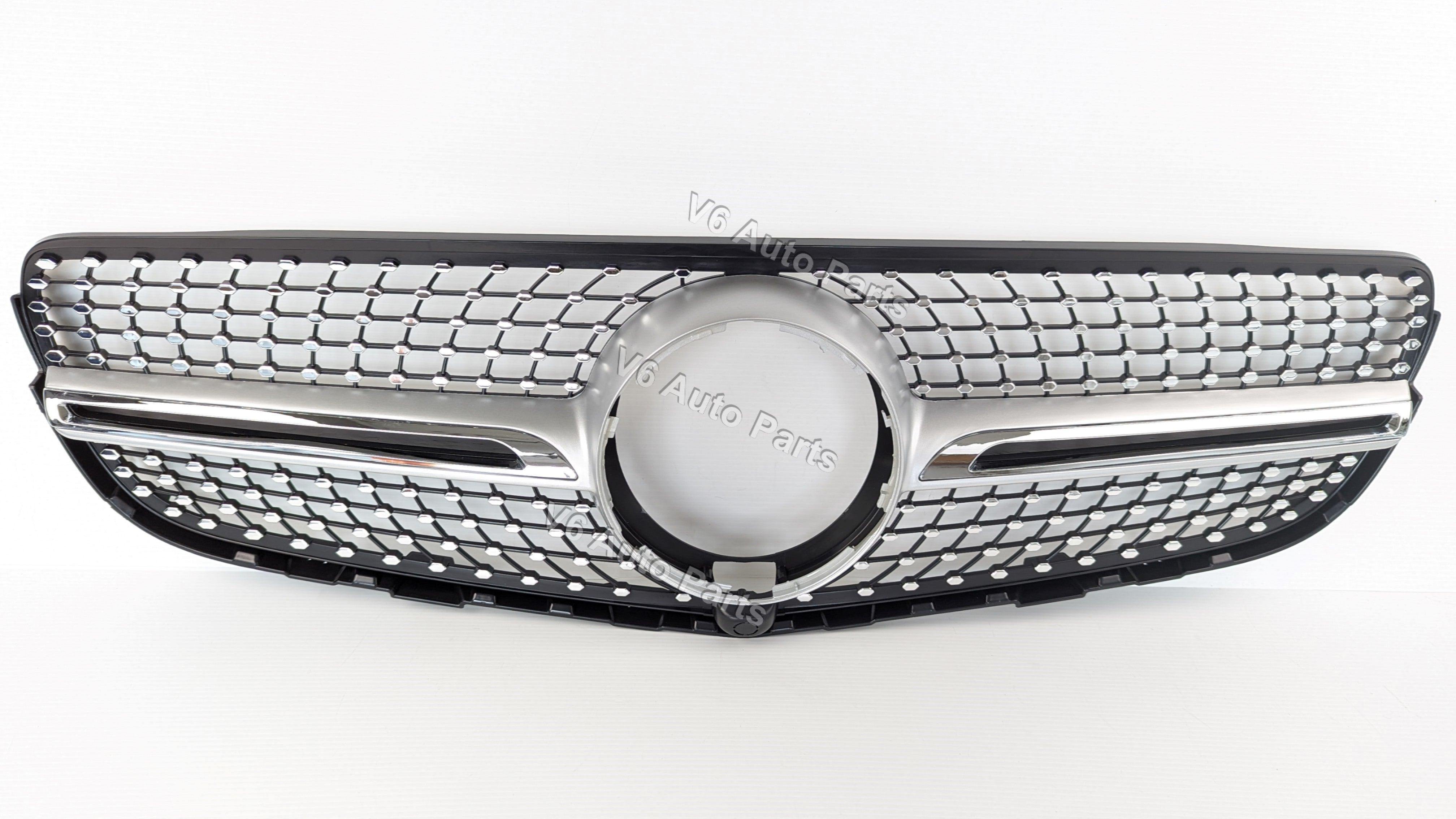 Frontstoßstangengrill für Mercedes 2015–2019 GLC-Klasse X253 GLC300 GLC350 Diamond 